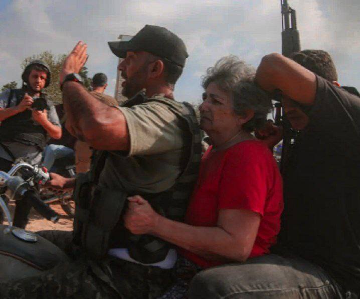 Hamas kidnapping, elderly woman to Gaza