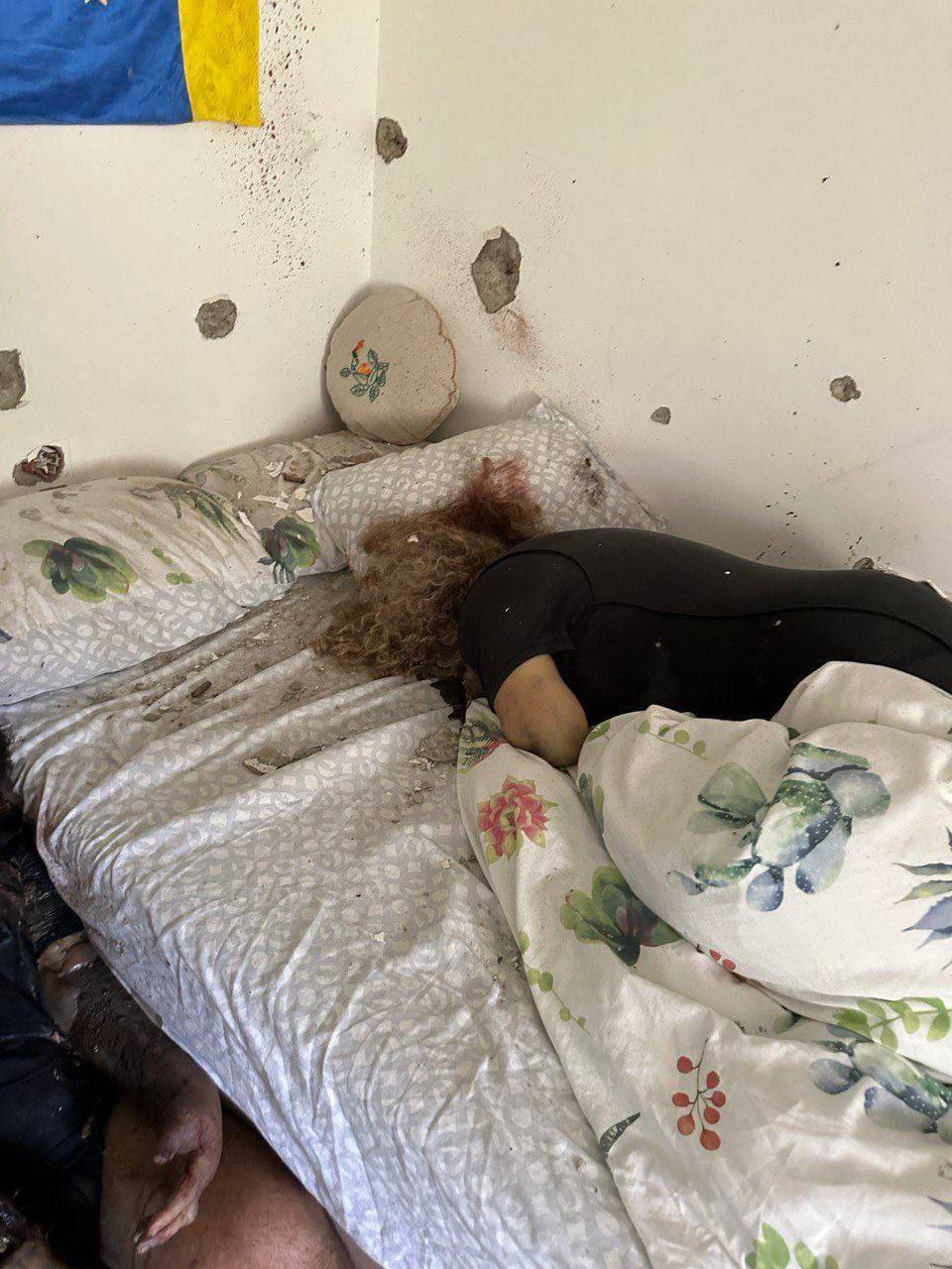 Israeli woman slaughtered on her bed